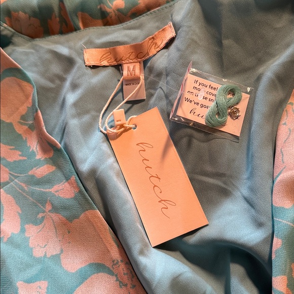 Hutch Trinity Ruffled Chiffon Wrap Maxi Dress Anthropologie - Picture 10 of 11